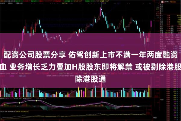 配资公司股票分享 佑驾创新上市不满一年两度融资补血 业务增长乏力叠加H股股东即将解禁 或被剔除港股通