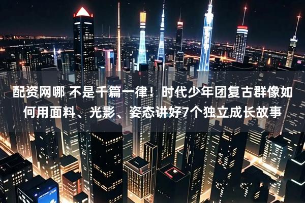 配资网哪 不是千篇一律！时代少年团复古群像如何用面料、光影、姿态讲好7个独立成长故事